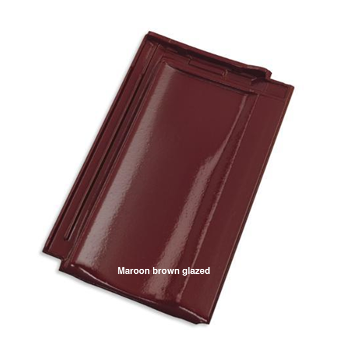 Tondach Contiton 12 Maroon brown glazed Tondach Contiton 12 Maroon brown glazed